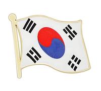 Alloy Flag Lapel Pins for International Event and Cultural Exchange with Sturdy Designs Gift Ready Coating Pins