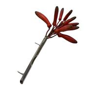 Alloy Floral Pin with Replaceable Blossoms Bouquets Holder Lapel Pin for Versatile Outfit Styling Portable Brooch
