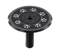 Alloy for Bike Headset Cover for Mountain, Road & Fixed Gear Bikes - Ultralight Front Fork Tube Protector, 28.6mm Diameter, Black/Red/Purple/Silver/(Black)