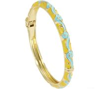 Alloy for cloisonne Bangle 5.7cm Lightweight Retro Chinese Design | Exquisite dripping oil enamel, vibrant artistic patterns, traditional for cloisonne craft, alloy base, unique retro charm