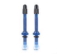 Alloy for presta Valve Stem 60mm Bike Tire Extension Alloy for | Nickel-plated copper core, superior sealing, prevents air loss, easy installation, build(Blue - 60MM)