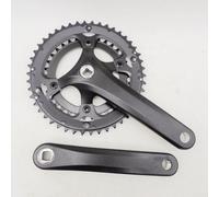 Alloy For Road Crankset 46T 34T with Square Hole Interface 170mm Crank Arms for Folding Bikes and 7 to 9 Speed Drivetrain Systems