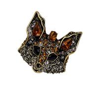 Alloy Foxes Brooch Pin Fashion Clothing Jewelry Party Wear Wedding Decoration Pin Present For Women And Man Cute Animal Foxes