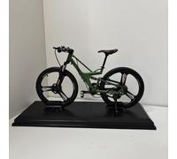 Alloy Full Suspension Mountain Bike Model with Stand Desktop Decoration Original Gift for Cycling Enthusiasts Green