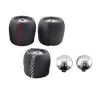 Alloy Gear Knob 5 6 Speed Gear Shift Knob for ALFA for Romeo 159 Brera Spider Stick Shifter Lever Red White Black Thread car Accessories(White Thread 5 Speed)