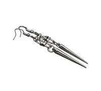 Alloy Gothic Pointy Cone Fashion Drop Earrings Hip Hop Rock Ear Jewelry Unique Festivals And Parties Fashionable Gothic Ear Jewelry