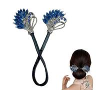 Alloy Hair Bun | Elegant Lazy Curler for Women - Angel Wings Display for Beginners - Hairpin for Valentine's Day Mother's Day