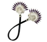 Alloy Hair Bun Shaper - Elegant Peafowl Hair Bun Maker Twist - Birthday Mother's Day Ladies Fashionable Jewelry Display Angel Wings for Traveling, Performing