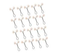 Alloy Hair Scarf Clip Pearl U Shape Grip Women Fashion Crystal Headscarf Pin Gift