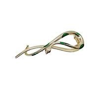 Alloy Hairpins For Frog Buckle Hair Clips Snake Shape Ponytail Barrettes Hairgrips Headwear For Women Hair Accessories