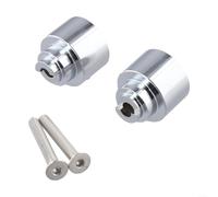 Alloy Handlebar End for Honda CB CBR 20-22mm Alloy Handlebar(Silver)
