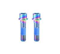 Alloy Hollow Handle Vertical Screw M5x18mm Mountain Road Bike Horizontal Lock(Colorful 2pcs)