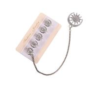 Alloy Islamics Cultural Emblems Set Fashion Clothing Jewelry Perfect For Men Clothing Decoration And Styles Customizations Star And Button Accessories Pack