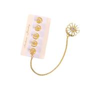 Alloy Islamics Cultural Emblems Set Fashion Clothing Jewelry Perfect For Men Clothing Decoration And Styles Customizations Star And Button Accessories Pack