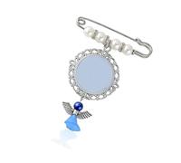 Alloy Keepsakes Pendant for Bridal Accessories Angelic Charm Brooch