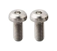 Alloy M5-12mm Bicycle For Bottle Holder Screws Engineered for Precise Fit in Common Frame Thread Sizes (titanium)