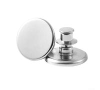 Alloy Magnetic Curtain Tiebacks for Firm Closure on Window Curtains Shower Curtains and Sliding Door Curtains (25mm*30)