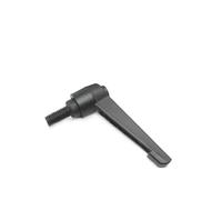 Alloy Male Thread Adjustable Handles， Clamping Lever L Shape Handle Knob Bolt Screw Thread M4-M12(M 12 X 25)