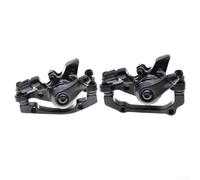 Alloy Mechanical Disc Brake Caliper for E-For Bike 160mm For Rotor Front Rear Steel Mountain Road Folding For Bike Braking System Pair(front and rear brake with2 rotors)