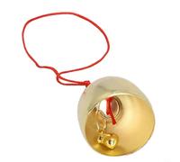Alloy Metal Bell Wind Chime Pendant Featuring Antitheft Design for Door Use, Creating a Festive Atmosphere for Weddings, Birthdays and Home Decor (Red Rope)