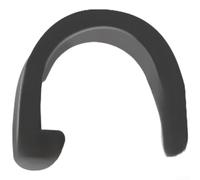 Alloy Metal Wire Guide Clip for Gear Shift Cables | Plastic construction, C-shape design, fits brake lines, easy organization, black finish 2.3cm(B)