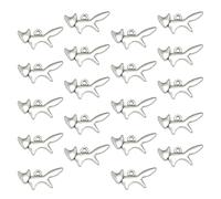 Alloy Mini Fox Charm Pendants for Necklace and Sweater Chain 20pcs