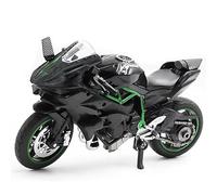 Alloy Motorbike Toy Highly Simulation Motorbike Model Pull-Back Vehicle Toy For Child Intellectual Gift Set Motorcycle Model Alloy Collection Hobby Toy Gift Racing Decoration - Black