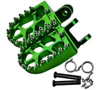 Alloy Motorcycle Foot Pegs Red Direct Fit Replacement(green)