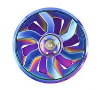 Alloy Motorcycle Radiator Fan Cover Cooling Guard(colored titanium)