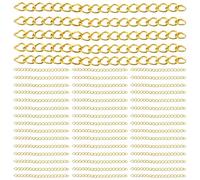 Alloy Necklace Clasp Extension - Removable Tail Link Connector, Smooth Polished, Secure Fit Design | Jewelry Length Adjuster for Anklet Bracelet Chain Crafting Gift for Wife Daughter