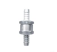 Alloy Non Return Valve 8mm Low Pressure Pipe(10MM) | 8mm diameter, low pressure use, stops liquid suck-back, for ideal for diesel -oil, rust resistant design