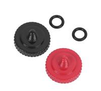 Alloy of The Red Black Chamber Closing Button for Cameras The Fuji X Series, Durable and Laptop, Ideal for External Shots, Contains Rubber Rings