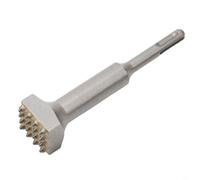 Alloy Point Groove Round Chisel Electric Hammer Drill Professional 145Mm Shank 16T for Concrete Polishing Leveling Slate Bridge Walls
