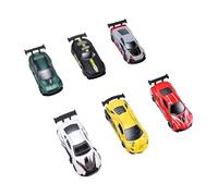 Alloy Racing Car Models Set 6 Pcs Vintage Collectible Toys for Creative Playtime Fun and Display (Type 3)
