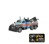 Alloy RC Drift Racing Car- Road Maintenance Vehicle, Remote Rescue Transport Vehicle with USB Rechargeable & 2.4Ghz Remote Control for Kids (Light Blue)