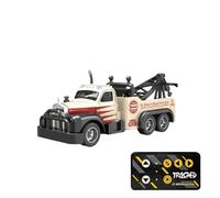 Alloy RC Drift Racing Car- Road Maintenance Vehicle, Remote Rescue Transport Vehicle with USB Rechargeable & 2.4Ghz Remote Control for Kids (White)