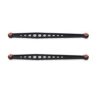 Alloy Rear Upper Suspension Link 4x206mm 2pcs for 1/7 Traxxas UDR Unlimited Desert Racer 85086-4 Upgrade Parts (Black)