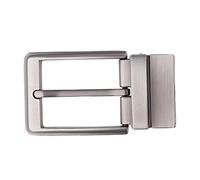 Alloy Reversible Belt Buckle Replacement - Single Prong Rectangular Pin Belt Buckle - Fits 1.3-1.34 inch Wide BeltsCentimeter belt buckle rotary pin buckle head tail clip buckle alloy buckle head