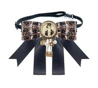 Alloy Ribbon Brooch JK Bowtie With Stylish British Accent Charm Double Purpose Fashion Accessory Jewelry Piece Lightweight Multifunctional Brooch