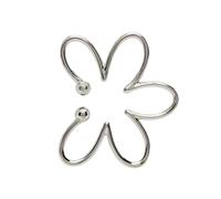 Alloy Rings 1PC Trendy Creative Hollow Flower Ear Cuff Exaggerated Fake Pierced Earring Ear Bone Clip for Women Girls Aesthetic Jewelry Gift