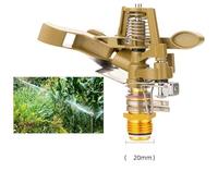 Alloy Rotating Sprinkler Nozzle for Garden Irrigation - 360° Swing Arm, Zinc Alloy Construction, /2" & 3/4" Threaded, 8-12 m Range, 0.5-.3 m³/h(3/4 inch)