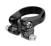 Alloy Seat Post Clamp with Rack Mount, Bicycle Rack Mount Luggage Carriers Adapter Extend Clamps Quickly Release Clamps for 33.5-34.9 mm Diameter Adaptor Sleeves
