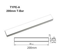 Alloy Slider T-Track Workbench Options Flexible Table Woodworking Aluminium 450mm 100mm to - Silver Miter Jig Having 23mm Width Type-a/Type-b for Saw(450MM Type B)