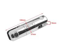 Alloy Steel Cable Pulling Swivel for 1T 3T 5T Wire Line Rope Ball Bearing Connector, 105x30mm 140x37mm 220x56mm, Silver