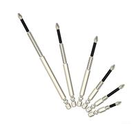 Alloy Steel Cross Magnetic Screwdriver Bit Set, 10pcs for High Strength Driving Operations with Electric Screwdrivers and Hand Drills (90mm)