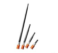 Alloy Steel Drill Extension Set 1/4" Hex Magnetic Lock | for premium alloy steel, magnetic plus mechanical lock, prevents slipping, 4-piece set, black finish