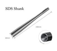 Alloy Steel Electric Hammer Head - Concave-Head Expansion Bolt Strike Tool, 18x155mm, Forged & Heat-Treated, Compatible with Manual and Electric Hammers (Round Shank)