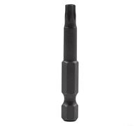 Alloy Steel for Torx Screwdriver bit with Magnetic tip, 50mm Length and 1/4 inch hex Shank, Compatible with Pneumatic and Electric Screwdrivers, Sizes to T40 Available ()