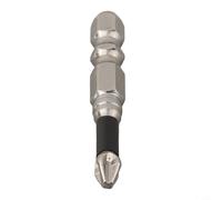 Alloy Steel Screwdriver Bit PH2 Cross Head, 1/4 Hex Shank Magnetic Anti-Slip Drill Bits for Electric Screwdrivers and Hand Drills, High Hardness H(50mm)