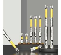 Alloy Steel Screwdriver Bits Pack for Quick-Change Drivers Supporting Furniture Assembly Appliance Repair and Small Engine Maintenance (3)